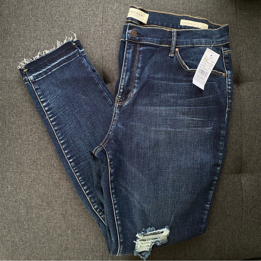 NWT pacsun dark wash ankle jegging - long
